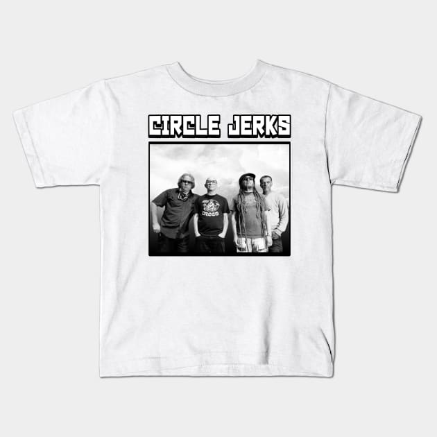 CIRCLE JERKS Kids T-Shirt by Pemandangan Kenangan 2000